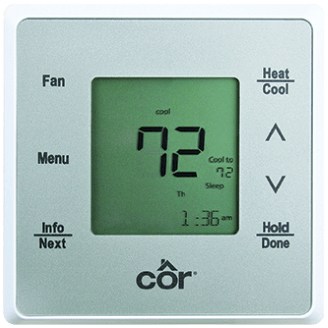 Côr® 5 Thermostat.